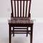 Factory outlets restaurant wood chair indoor beech wood chair