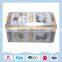 Big tin boxes with hinged cover for collection postcards