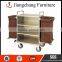 Hotel Product Gold Finishing Wine Serving Cart JC-ZS32