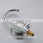 Chrome single handle high-arc brass kitchen faucet