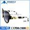 Latest Italian design big frames acetate sun glasses with gold metal diamond                        
                                                Quality Choice