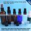 New design 5ml green spray bottle atomizer essential oil bottle with plastic spray