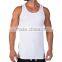Custom Mens Sports Cotton Plain White Tank Top muscle tank top Wholesale