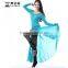 Wuchieal Sexy Fashion Belly Dance Long Dress for Women, Elegant Belly Dance Costume