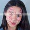 Custom new fashion butterfly style eye tattoo sticker holidays face stickers