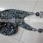 Women colorful fashion scarf with metal decoration