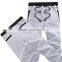 Men Fashion Causal Cotton Pants Solid Color Trousers Man Breathable Straight Plus Size Pants Tether Closed Lapel Sweatpants