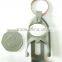 personalized custom trolley taken coin keyring