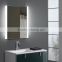 High-end Villa led illuminated bathroom mirror with arylic lampshade