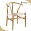Commercial furniture leather seat bistro chair dining room restaurant custom wooden dining chair