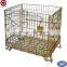 Demountable heavy duty hot sale Stacking wire mesh cage with high quality