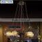 Industrial Vintage Style Black Hanging Pendant Light Fixture Metal Wire Cage Lamp