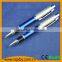 KKPEN shiny Blue and sand chrome plated Classic Roller pen