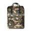 canvas camouflage backpack, cotton backpack