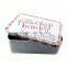 Santa Christmas tin case