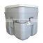 camping portable toilet 15L with rotating emptying spout