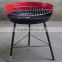 Tabletop round charcoal grill with different color