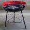 Tabletop round charcoal grill with different color