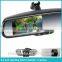 Germid 4.3 inch bluetooth rearview mirror monitor with wireless backup camera display