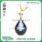 brief modern homes fashion desktop water decoration glass fountain with flower vase style