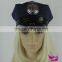 Police officer hat uniform cap party hat cosplay prop with badge