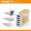 Newest 2015 hot products multi-national 5 port travel adapter with usb charger