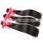 High quality 8A natural silky straight human hair weave malaysian remy human hair