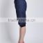 2015 bamboo fiber denim girl ladies short jean capris pants for girls