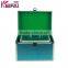 Multi Purpose Aquamarine Grid Pattern Lacquer Box Of Jewelry