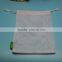 Hot Selling White Small Mesh Drawstring Bag Wholesale From Shenzhen Packing Bags Supplier