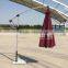 Aluminum pole material and umbrella type portable patio umbrella