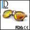 Custom Round Shaped Mirror Revo Lens Aviator Polarized Wooden Sunglasses