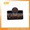 Zinc alloy custom engraved metal furniture label with enamel