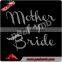 Mother of the Bride custom lead free motif hotfix wholesale China