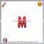 2015 New Fashion Decorative Custom Metal Alphabet Letters Of Bag Accessories