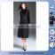 2016 fashion ladies designer elegant sleeveless woolen maxi dress