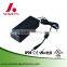 ip20 UL CUL approval 4a 12v dc power adapter with 2 pin 3-pin us plug