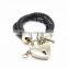 Real Leather Bracelets With Heart Lock Charm and Key Stainless Steel Wholesale