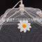 kitchen umbrella mosquito net mesh food cover with flower