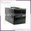Qualitied men cosmetic bag all black color cosmetic bags