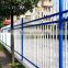 Factory trade assurance ISO certificated white zinc steel wrought iron security garden fence design for sale