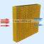Greenhouse cooling system plastic evaporative cooling pad