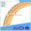 Various Color PP&Polyester Mixed Mooring Rope 12 Strands High Strength Braided Rope