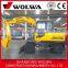 10 ton hydraulic wheel moving excavator with ce and iso certification