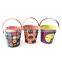 small tin pails/large tin cans/metallic box for tea