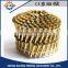 Screw shank coil nails / coil wire nails factory