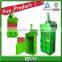 Semi-automatic plastic bottle press baler