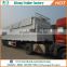 China hot sale 3 axle flatbed highway cargo trailer side wall utility 6x4 sinotruk tractor truck
