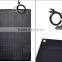 2015 new 12V 60W mono semi flexible small solar panel