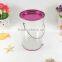 Direct factory sale new round cylinder pen holder tin container